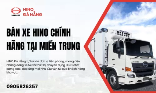 Bán xe HINO chính hãng tại miền Trung