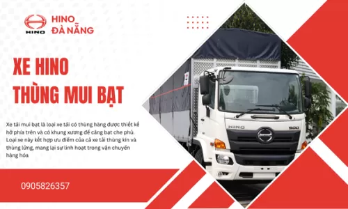 Xe HINO thùng mui bạt
