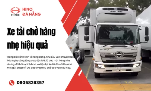 Xe tải chở hàng nhẹ hiệu quả