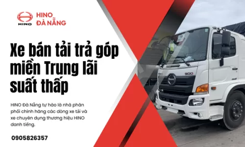 Xe bán tải trả góp miền Trung lãi suất thấp