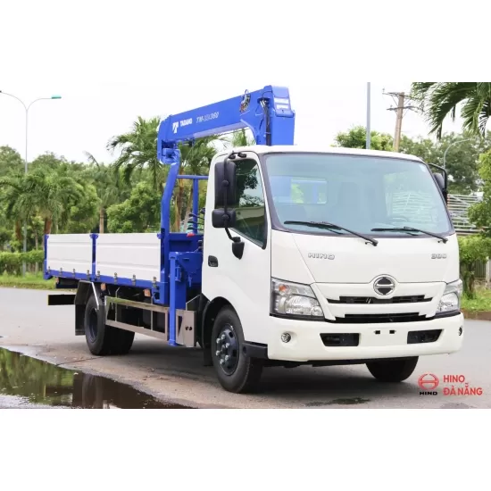 Hino XZU720 gắn cẩu Tadano 3 tấn 4 đoạn