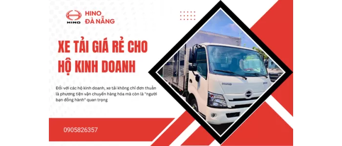 Xe tải giá rẻ cho hộ kinh doanh