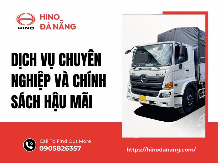 DỊCH VỤ CHUYÊN NGHIỆP VÀ CHÍNH SÁCH HẬU MÃI