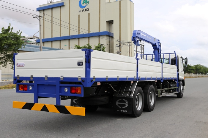 Ứng dụng thực tế của Hino FL8JT8A gắn cẩu Tadano ZE554MH