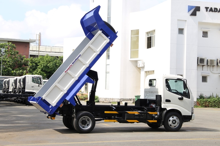 xe tải ben hino thùng 3m3 3