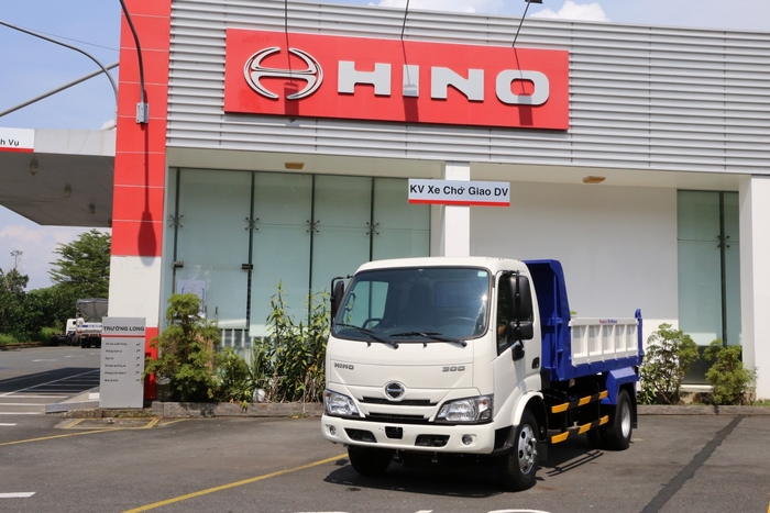 xe tải ben hino thùng 3m3