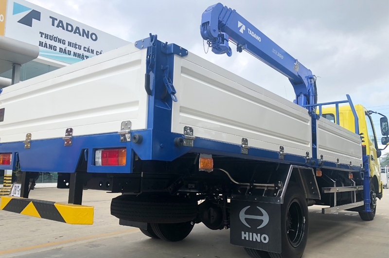 ỨNG DỤNG THỰC TẾ CỦA XE TẢI HINO XZU720 GẮN CẨU TADANO ZE304MH