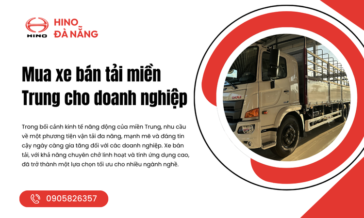 Mua Xe Bán Tải Miền Trung Cho Doanh Nghiệp Lựa Chọn Thông Minh Cùng HINO Đà Nẵng