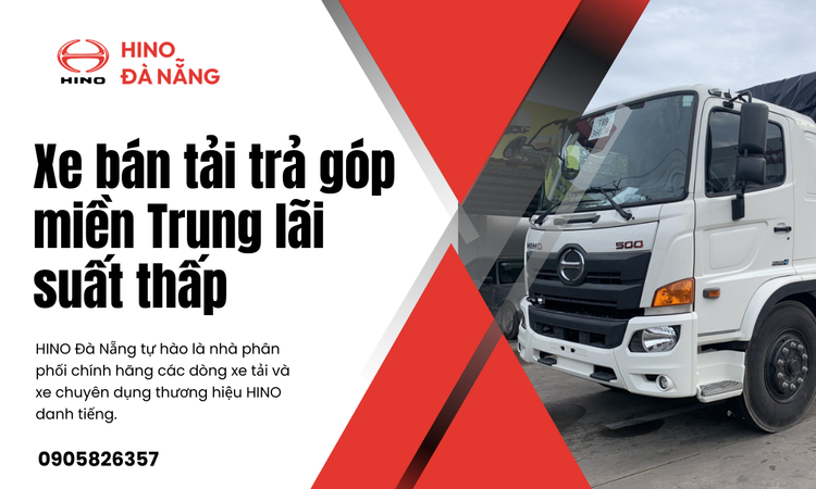 Xe bán tải trả góp miền Trung lãi suất thấp